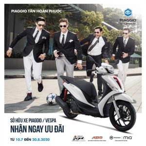 KHUYẾN MÃI TRƯỚC BẠ - LƯỚT VESPA, PIAGGIO VI VU HÈ