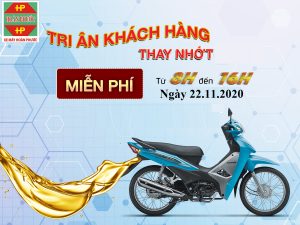 Thay nhớt miễn phí