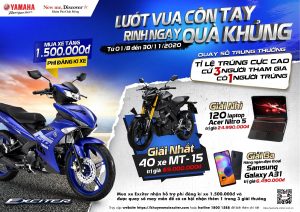 CHƯƠNG TRÌNH KHUYẾN MÃI YAMAHA tháng 11.2020