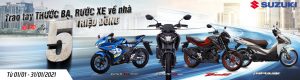 SUZUKI TIẾP TỤC GIA HẠN CHƯƠNG TRÌNH ƯU ĐÃI: "TRAO TAY TRƯỚC BẠ - RƯỚC XE VỀ NHÀ"