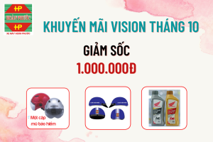 khuyến mãi vision tháng 10