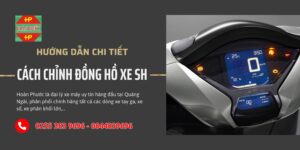 Cách chỉnh đồng hồ xe SH